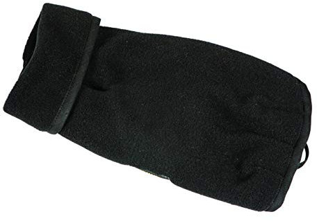 Fashion Dog Fleece-Hundemantel - Schwarz - 30