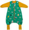 schlummersack Baby Schlafsack mit Füßen Bio Baumwolle ganzjährig 2.5 Tog 70 cm Waldtiere | Schlafsack mit Beinen und verlängerten Bündchen für eine Körpgergröße von 70-80cm | Ganzjahres Schlafsack