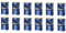 12x Perugina Baci Bijou Latte Pralinen mit Milchschokolade gefüllt mit Gianduja und Haselnuss 200g
