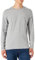 Tommy Hilfiger Herren Langarmshirt Tommy Logo Long Sleeve Tee Basic, Grau (Light Grey Heather), L