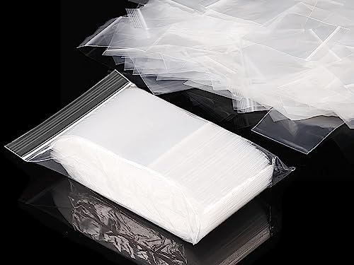 Sachet zip transparent 300 pièces sachets plastiques refermables 7 * 5cm petits pochon plastique stockage pour la cuisine loisirs créatifs perles échantillons biscuits bonbons