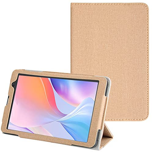 AKNICI Coque Étui pour ALLDOCUBE iPlay 50 Mini Lite/TECLAST P80T Tablette Tactile 8 Pouces, Housse Étui en Cuir PU avec Support Fonction pour ALLDOCUBE iPlay 50 Mini Lite/TECLAST P80T, Or