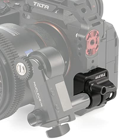 Tilta 15 mm Stangenhalter auf NATO-Adapter, kompatibel mit unseren Voll- und Halbkamerakäfigen – Schwarz TA-15RH-NTA-B