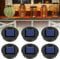 Gobesty Solarleuchten Ersatzteile, 6 Stück Solarleuchten Ersatz Top mit LED, Wasserdicht Solar Ersatzdeckel 7CM, Solarleuchten Solarpanel Ersatzteil, Solarleuchte Ersatz für Solar Garten Laterne DIY