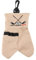 Yumin Men's Funny Golf Ball Storage Bag, Brown, 6-Ball Capacity, Clip-on/Hip Strap, Suede, Carry Golf Bag