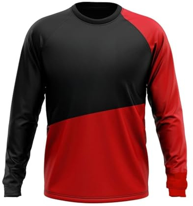 Herren Radtrikot Langarm Bike Jersey Atmungsaktiv Motocross Shirt Downhill Enduro Jersey Racewear Mountain Radsport Kleidung