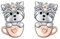 Yorkie Ohrringe 925 Sterling Silber Ohrstecker für Damen Hypoallergen Tier Ohrstecker Schmuck Geschenke für Frauen