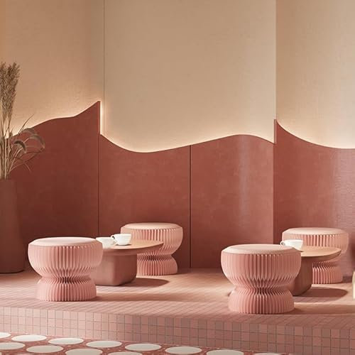 Lotus Tabouret pliant pour canapé Rose 38,5 cm