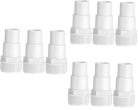 POPETPOP 9 Uds Manguera Conector para Piscina Piscina Inflable Adaptador De Bomba De Piscina De Plástico Adaptador De Bomba Resistente Adaptador De Bomba Confiable Adaptadores De Bomba De