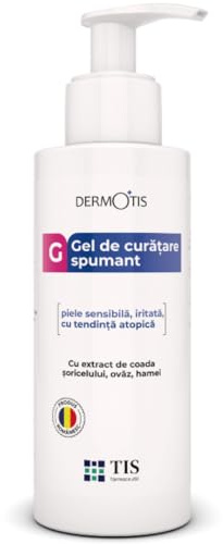 TIS Body Cleanser 300ml - Atopic, Very Dry and Sensitive Skin | Psoriasis, Atopic Dermatitis, Eczema | Foaming Gel Face, Body, Scalp | Dryness Redness Itching