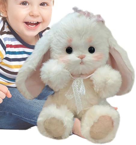 Hasen-Nähset, handgefertigte Puppen-Bastelsets, einzigartige Häschen, bewegliche Gelenke, Nähen, Kunst und Handwerk, handgefertigtes Puppenset, enthält Anleitung und Filzmaterialien für und Mäd