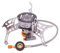 KOMBIUDA 1 Poêle Coupe-Vent Pour L'Extérieur Petit Réchaud De Camping Chauffage De Camping Pour Tentes Gril Portable Pour Camping Brûleur De Cuisson À Gaz Mini Réchaud De Camping