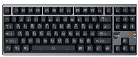 ATK x QK Hex80 HE Magnetic Gaming Keyboard, 80% TKL, CNC Aluminum, Hall-Effect Ti Switches, 8 kHz Polling, Rapid Trigger, RGB Backlight (Gery)