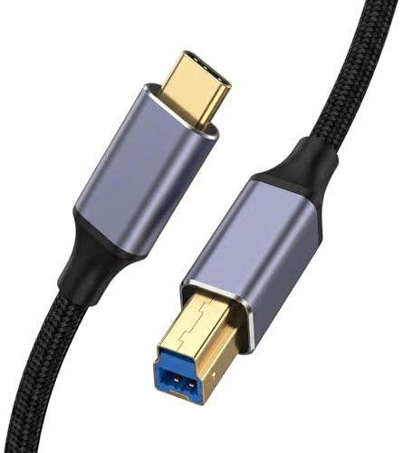 Seminer Cable USB-C a Mini USB de 1 M (3,3 pies), Cable Mini USB a USB-C para Mandos de Videojuegos, Cámaras, GPS y Cámaras de Salpicadero