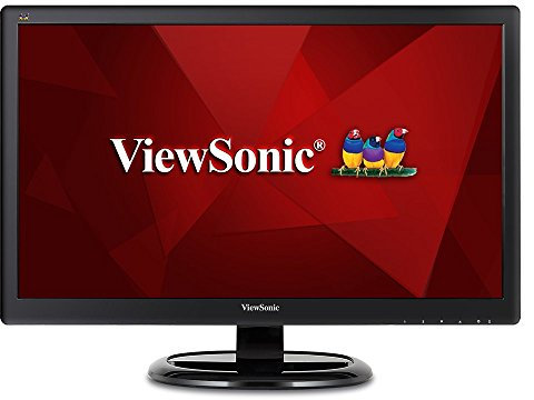 ViewSonic VA2465SMH 24-inch Full HD LED Monitor (1920x1080 VGA HDMI Speakers) - Black (Renewed)