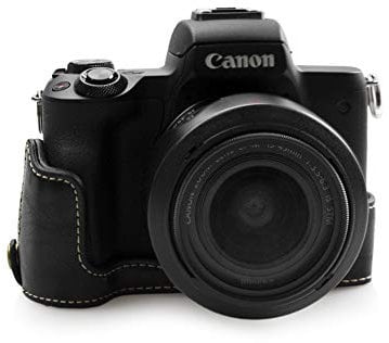 kinokoo Bottom Case for Canon EOS M50 Available for WIFI Button,Protective Half Case Grip (black)