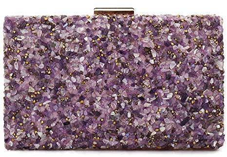 TOYIS handle Bag - Cartera de mano para mujer Morado Morado ( talla única