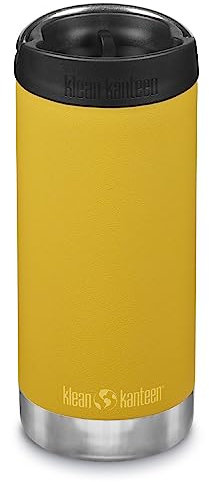 Klean Kanteen TKWide 12oz (w/Café Cap) Botella, Unisex Adulto, Caléndula