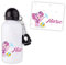 Gourde ou bouteille enfant - Personnalisable avec prénom - 500mL (Eléphant rose)