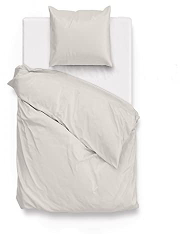 ZO! HOME Bettwäsche Satinado 135x200 100% Baumwolle Mako-Satin Off-White