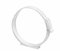 Prostko White Round Ducting Pipe Bracket Clip Clamp Holder - Duct Tube Clip - 100mm, 125mm, 150mm – Lightweight Holders. (100mm)