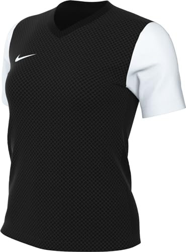 Nike Womens Jersey W NK DF Tiempo Prem II JSY SS, Black/White/White, DH8233-010, M