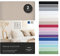 VelvetHome Doppelpack Spannbettlaken 90x200cm 100% gekämmte Baumwolle Made in EU Jersey Bettlaken 90x200 bis 25 cm Matratzenhöhe Spannbetttuch 90x200 Premium Qualität Schönen Farben Cappuccino 90x200