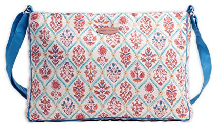 Maison d' Hermine Handtasche für Damen, Baumwolle, Schultertasche für Shopping, Reisen, Alltag, Cross-Body-Tragetasche, Geldbörse, Schultertasche, 25 - Albane, 14.2 L x 3.9 W x 10.2 H (Hand Bag