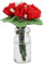 Agatige Maison de poupée Pot de Fleur, 1:12 Ratio bonsaï modèle Jouer Jouets Maison de poupée Miniature résine Fleur Plante Pot Maison de poupée Accessoires(Rouge)