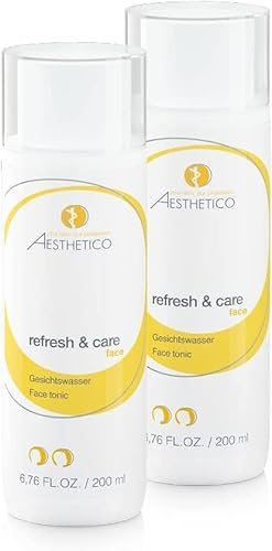 AESTHETICO refresh & care - Reinigungsfinish, Gesichtswasser f?r alle Hautbilder, k?hlt und beruhigt, st?rkt den S?ureschutzmantel 3 x 200 ml