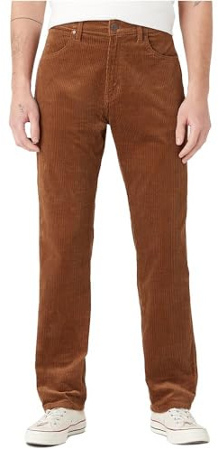 Wrangler Men's Frontier Pants, Bison, 36 W/32 L
