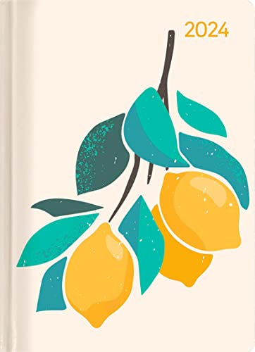 Mini-Buchkalender Style Fruits 2024 - Taschen-Kalender A6 - Dschungel - Day By Day - 352 Seiten - Notiz-Buch - Alpha Edition