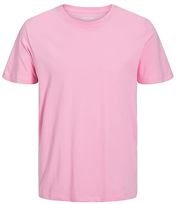 JACK & JONES Herren Jjeorganic Basic Tee Ss O-Neck Noos T-Shirt, Prismarosa, M