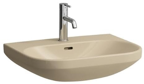 LAUFEN Lua Waschtisch, 1 Hahnloch, mit Überlauf, 600x460mm, H8110830181041, Farbe: Bahamabeige