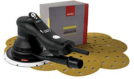 Rupes Kit A Skorpio Bürstenloser Schwingschleifer 6 mm 250 W RX256A + 300 Schleifscheiben MP330 P240/P320/P500