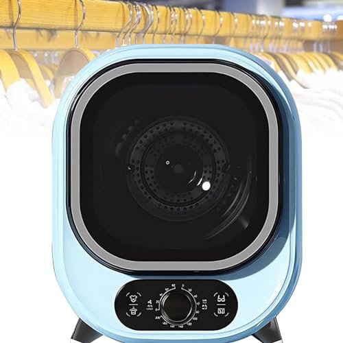 URJWAN BelüFteter WäSchetrockner, Kleiner Tragbarer Kondensator, Kompakter Mini-Schleudertrockner, Perfekt FüR Den Einsatz Auf Der Arbeitsplatte Oder An Der Wand, 0,8 Kg TragfäHigkeit,D-110V