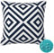 Outdoor Kissen Wetterfest 2 Stück Nordisch Kissenbezug 40x40cm, Sommer Gartenkissen Deko Outdoor Sitzkissen Wetterfest, Kissenbezüge Einfach Outdoorkissen für Balkon Terrasse Patio Garten Deko -OZ308