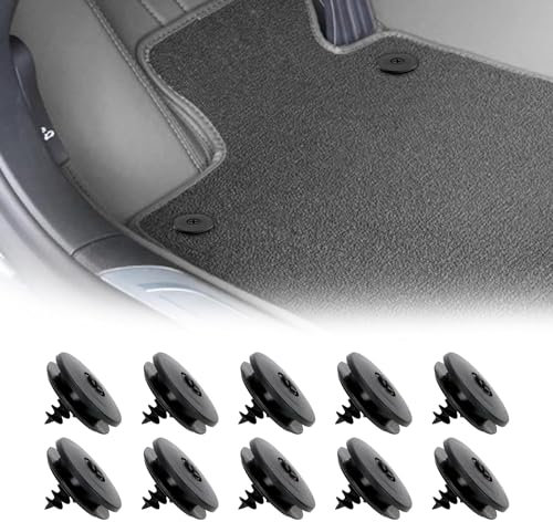 parallelower 24 Stück Auto Befestigungsclips Auto Fußmatten Clips 3-in-1Universal Auto Fussmatten Fixclips für Car Floor Mats Carpet Bodenmatten Innen Auto