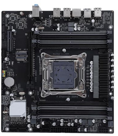 X99E Motherboard, DDR4 LGA 2011 NVME M.2 USB3.0 SATA3.0 Mining Motherboard, Gaming Mainboard für E5 2666 V3 2673 2696 V3 CPU Prozessor