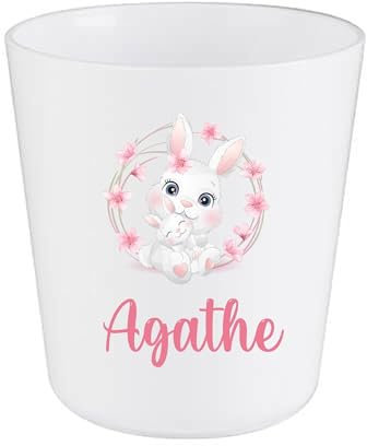 Gobelet enfant personnalisé/Verre enfant incassable/Gobelet maternelle/Gobelet prénom enfant/Verre plastique personnalisé