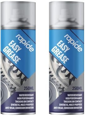 PNJB Easy Grease Aerosol Spray Lubricant, Protection Against Rust And Corrosion, Long Lasting, Anti-Seize, Versatile Tool,250ML (2PCS)