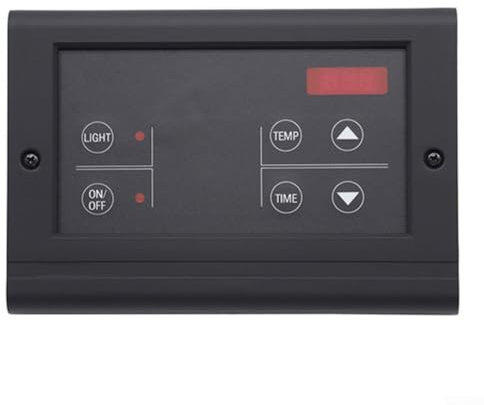 Boîtier de contrôle numérique compact pour sauna - Parfait pour divers environnements d'installation