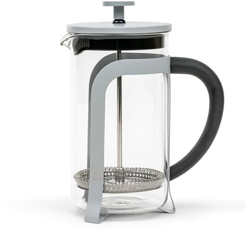 Leopold Vienna - French Press Kaffee- und Teebereiter Moshi 600ml (5 Tassen) grau