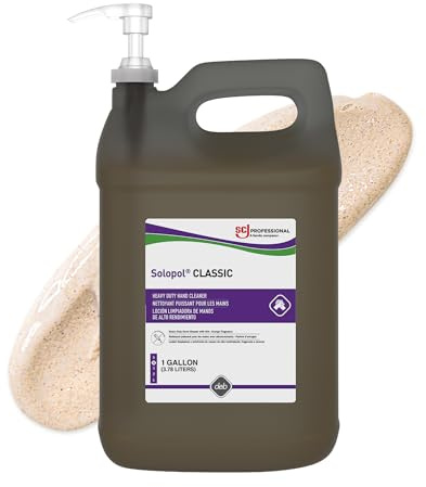 SC Johnson Professional Solopol Classic, Solvent-free Heavy Duty Hand Cleaner, 1 Gallon Pump Bottle, for Professional Use Only