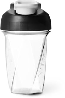 YETI Yonder Helimix Vortex Blender Shaker Bottle Holds up to 20oz | No Blending Ball or Whisk | USA Made | Portable Pre Workout Whey Protein Drink Shaker Cup | Dishwasher Safe, Clear