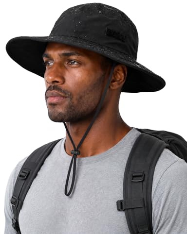 Zylioo Sonnenhut L/XL/XXL Herren Fischerhut Anglerhut für Großen Kopf wasserdichte Sonnenschutz Hut UPF50+ Sommerhut Outdoorhut