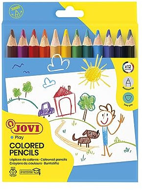 Jovi 735-12 - Pack de 12 lápices, multicolor