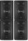 VONYX SL15 Passive DJ Speakers Set - 4x 15 800W 2-Way Bass Reflex PA System for Parties, Venues & Events, Durable Audio Setup with Piezo Horn & Deep Bass Response
