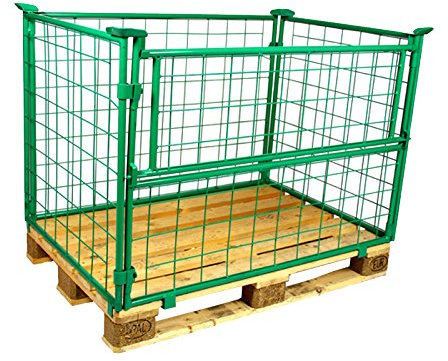 Gitteraufsatzrahmen Nutzhöhe 1000 mm grün