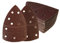 Prio-Schleifdreiecke │ Klett-Schleifblätter │ 60 Stück │ 11-Loch │ 105 x 152 mm │ je 10 x Korn 40/60/80/120/180/240 │ für Multischleifer │ Schleifblätter │ dreieckige Schleifpads │ Schleifpapier